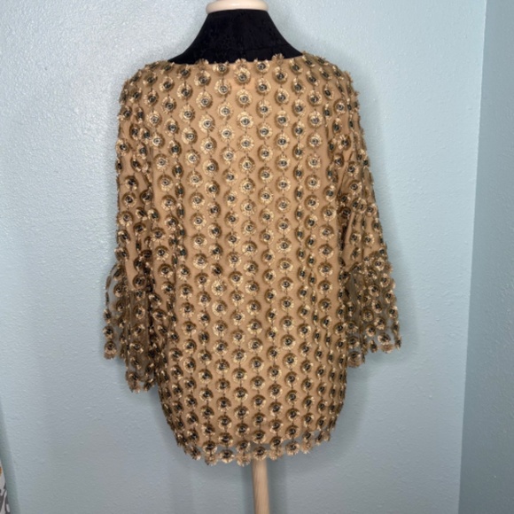 Calvin Klein Gold Blouse - Picture 3 of 13